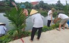 Xã Xuân Lộc tổ chức trồng cau tuyến đường kiểu mẫu