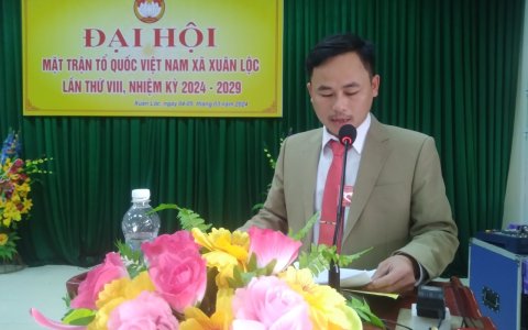Đại hội Mặt trận Tổ quốc Việt Nam xã Xuân Lộc lần thứ VIII, nhiệm kỳ 2024 - 2029